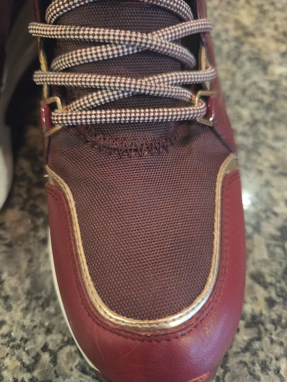 Michael Kors Womens Burgundy Trainer Sneakers